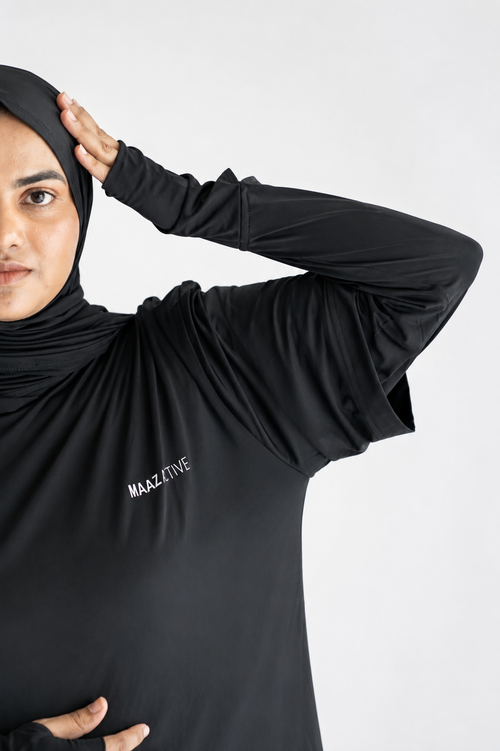 Essential Active Tee — Core Black