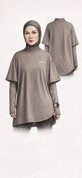 MAAZ Flow Tee — Midnight Black